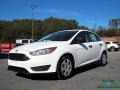 Oxford White 2017 Ford Focus S Sedan