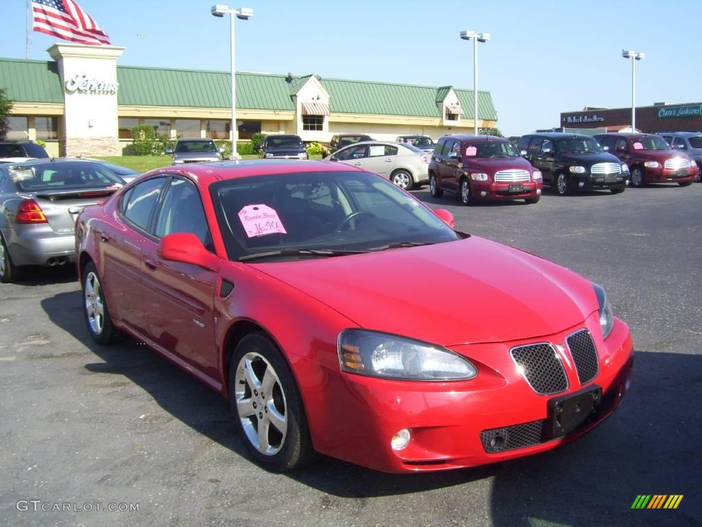 2008 Grand Prix GXP Sedan - Crimson Red / Ebony photo #1