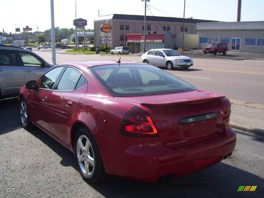 2008 Grand Prix GXP Sedan - Crimson Red / Ebony photo #4