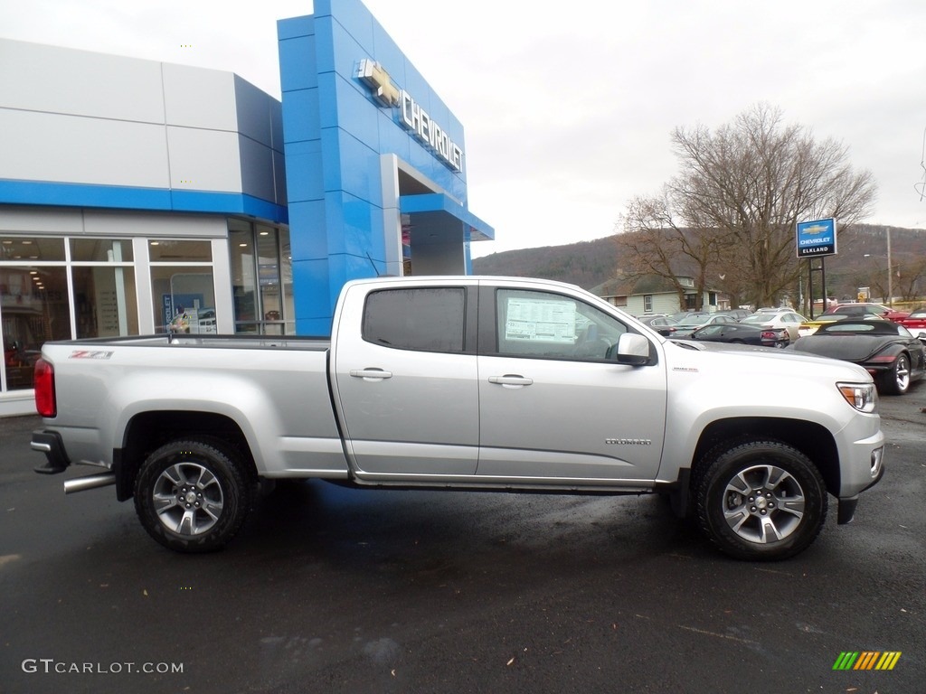 Silver Ice Metallic 2018 Chevrolet Colorado Z71 Crew Cab 4x4 Exterior Photo #123985495