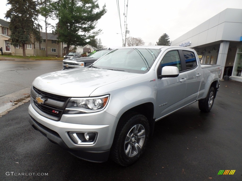 Silver Ice Metallic 2018 Chevrolet Colorado Z71 Crew Cab 4x4 Exterior Photo #123985504