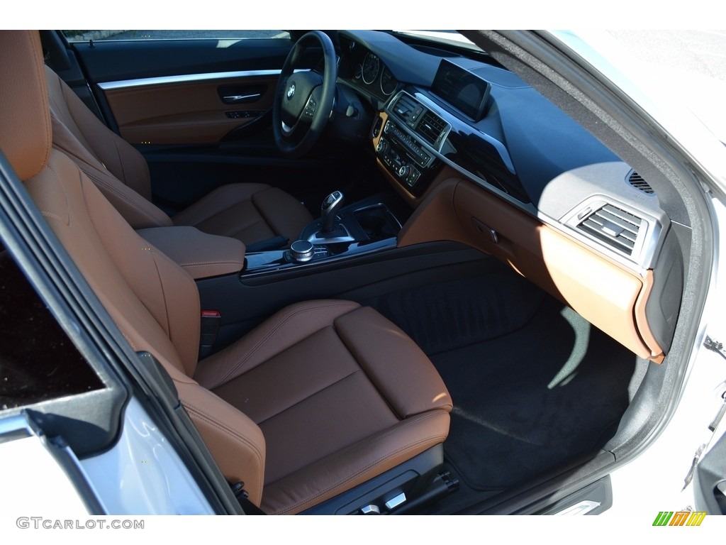 2017 3 Series 330i xDrive Gran Turismo - Mineral White Metallic / Saddle Brown photo #27