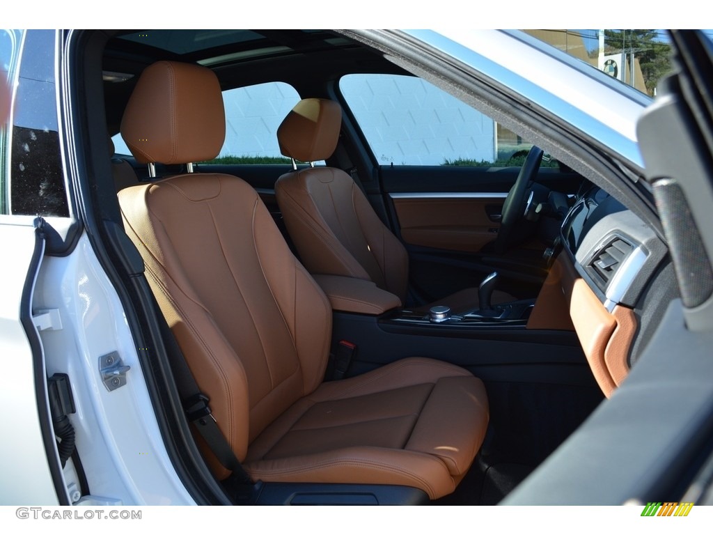 2017 3 Series 330i xDrive Gran Turismo - Mineral White Metallic / Saddle Brown photo #29