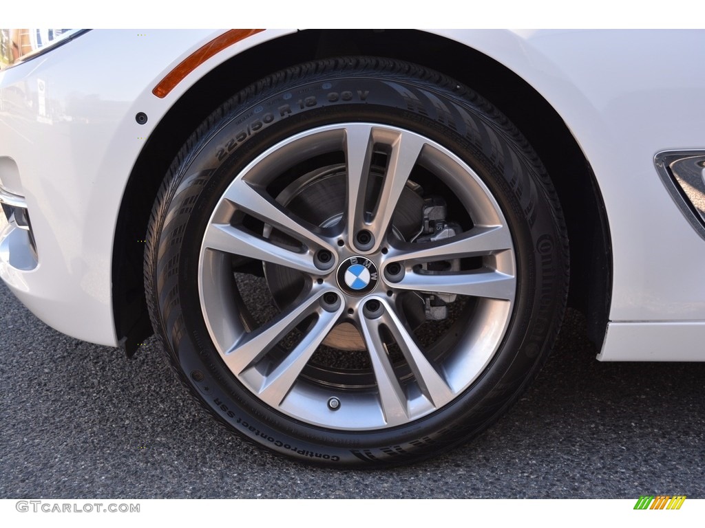 2017 3 Series 330i xDrive Gran Turismo - Mineral White Metallic / Saddle Brown photo #32