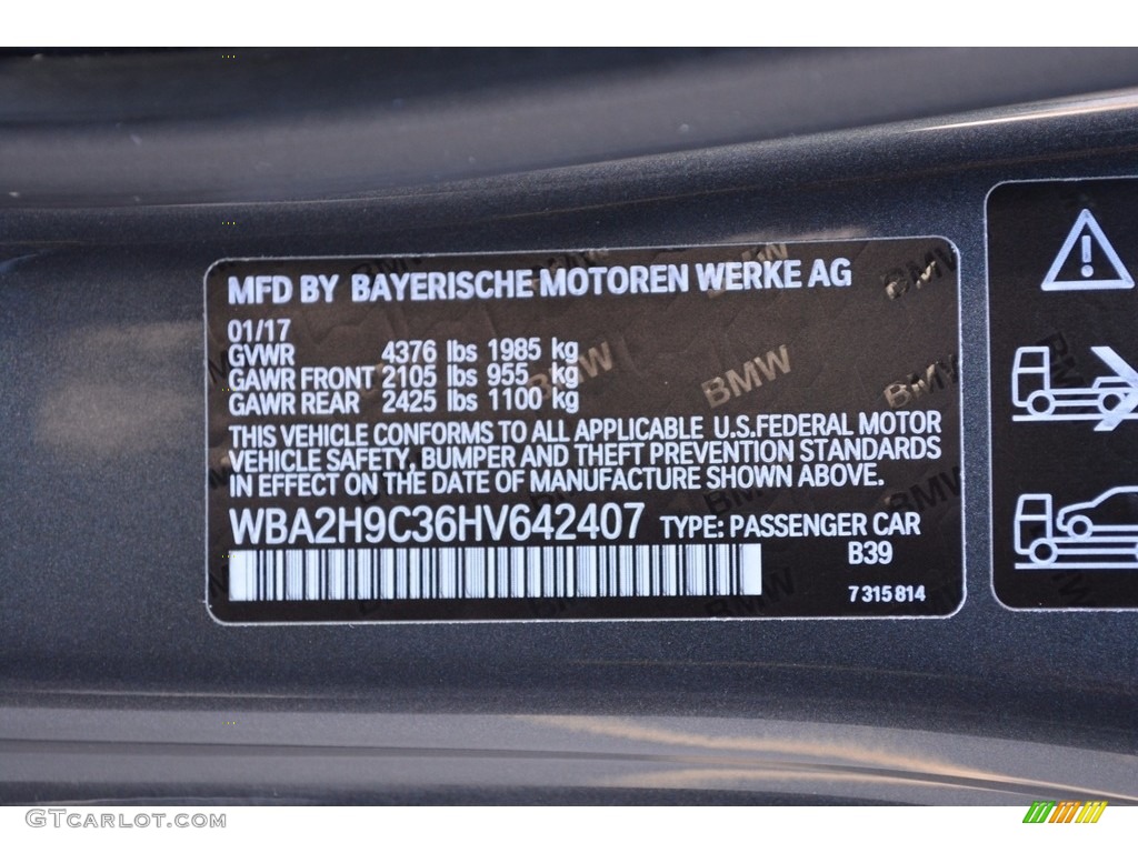 2017 2 Series 230i xDrive Coupe - Mineral Grey Metallic / Black photo #33