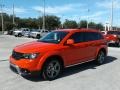 2018 Blood Orange Dodge Journey Crossroad  photo #1