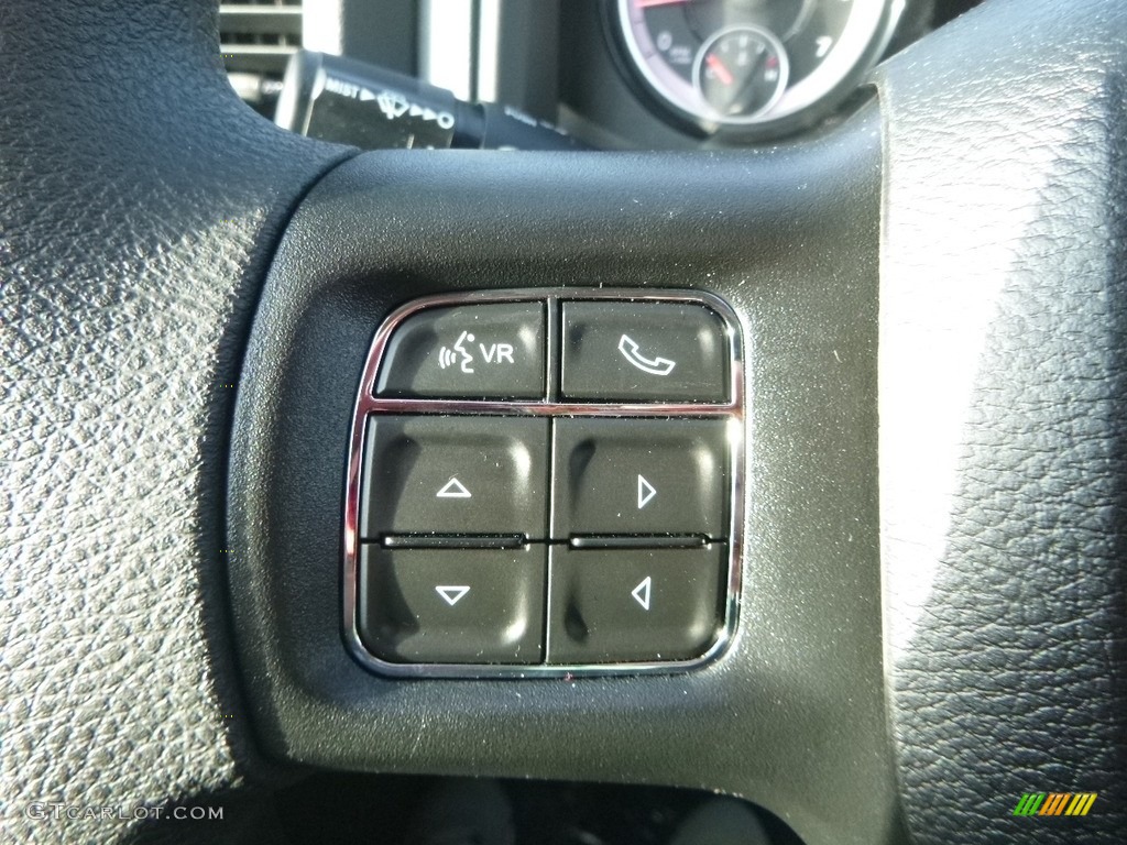 2018 1500 Express Quad Cab 4x4 - Brilliant Black Crystal Pearl / Black/Diesel Gray photo #20
