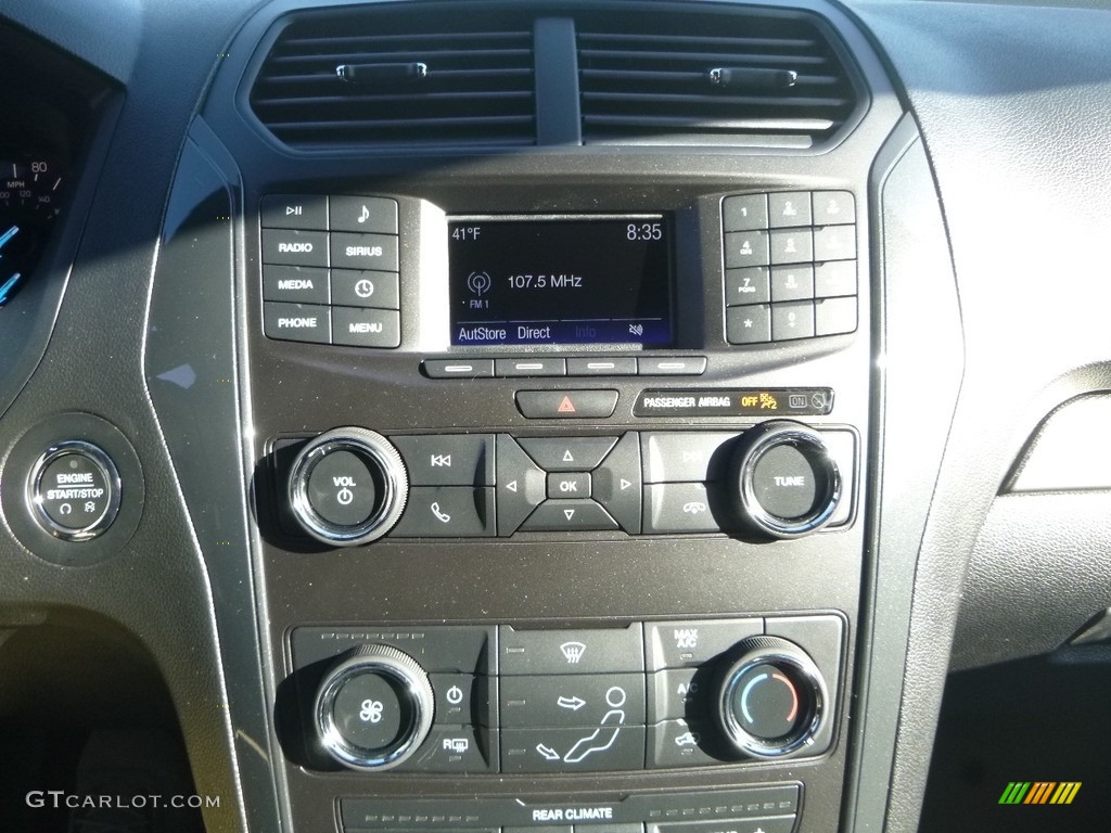 2018 Explorer XLT 4WD - White Platinum / Ebony Black photo #14