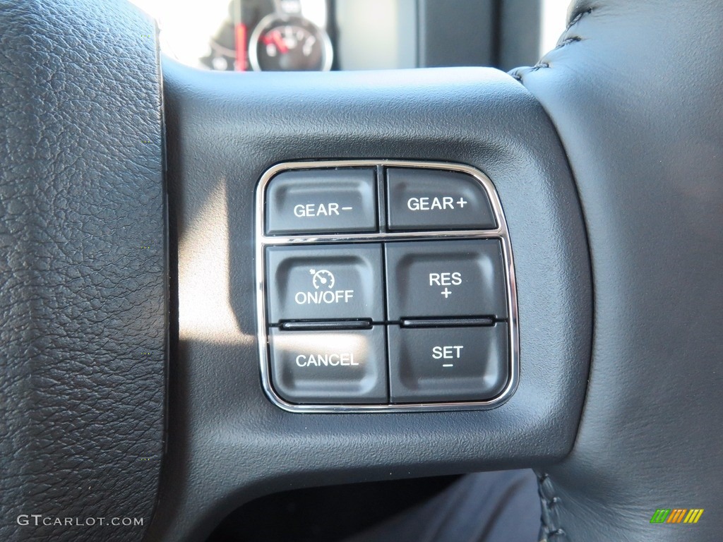 2018 1500 Night Crew Cab 4x4 - Brilliant Black Crystal Pearl / Black photo #18