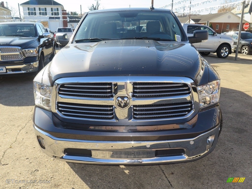 2018 1500 Big Horn Crew Cab 4x4 - Granite Crystal Metallic / Black/Diesel Gray photo #3