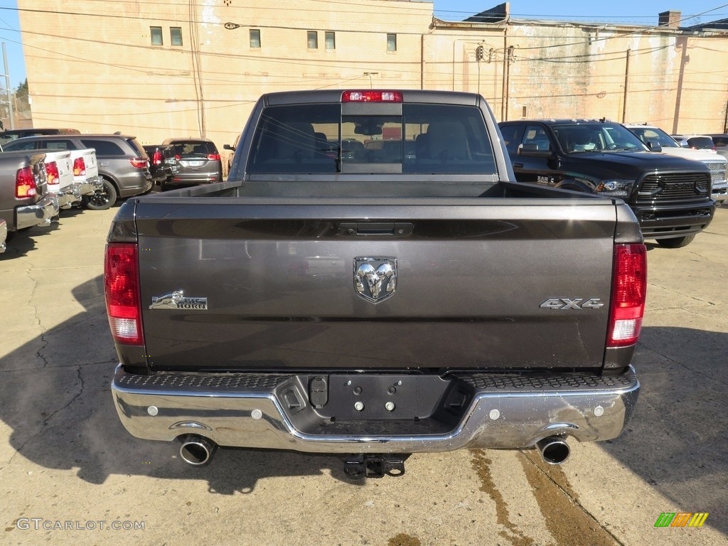 2018 1500 Big Horn Crew Cab 4x4 - Granite Crystal Metallic / Black/Diesel Gray photo #6