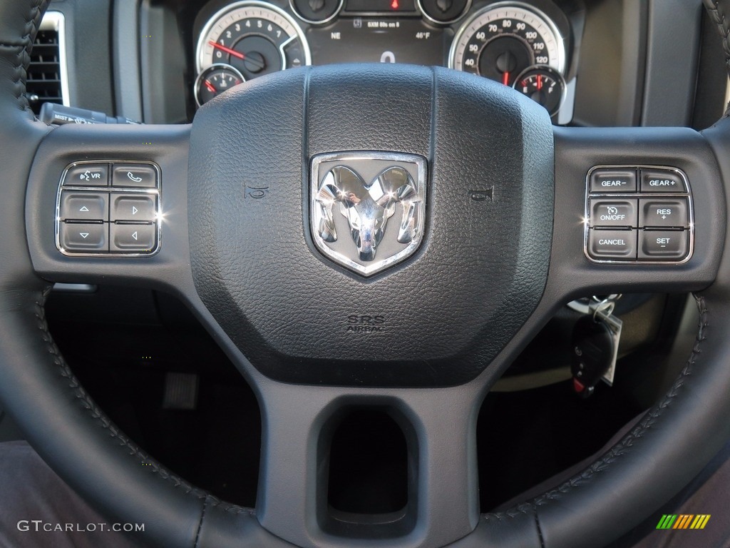 2018 1500 Big Horn Crew Cab 4x4 - Granite Crystal Metallic / Black/Diesel Gray photo #9