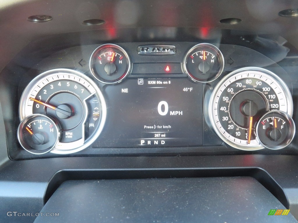 2018 1500 Big Horn Crew Cab 4x4 - Granite Crystal Metallic / Black/Diesel Gray photo #10