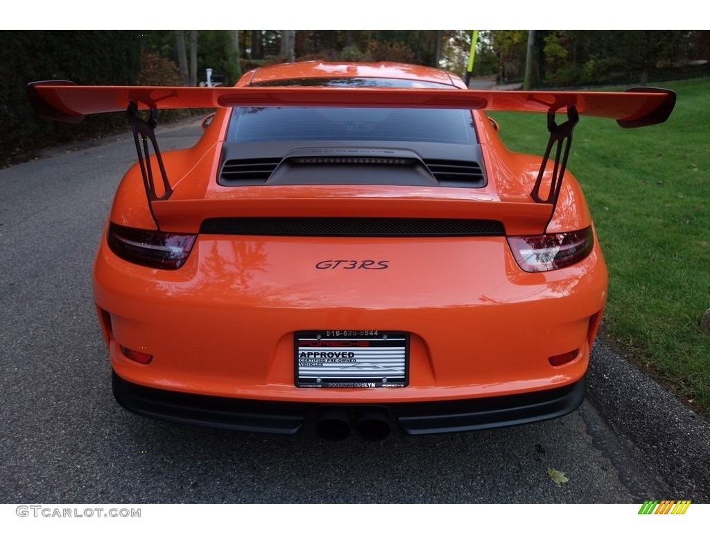 2016 911 GT3 RS - Gulf Orange, Paint to Sample / Black/Lava Orange photo #5