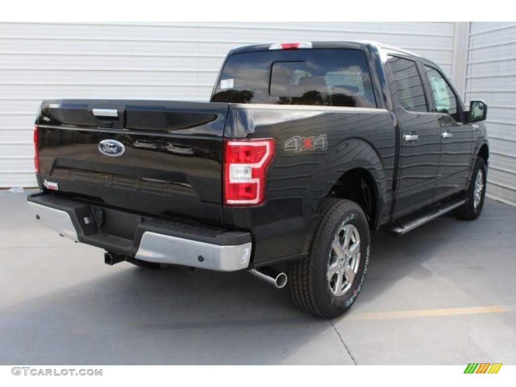 2018 F150 XLT SuperCrew 4x4 - Shadow Black / Earth Gray photo #9