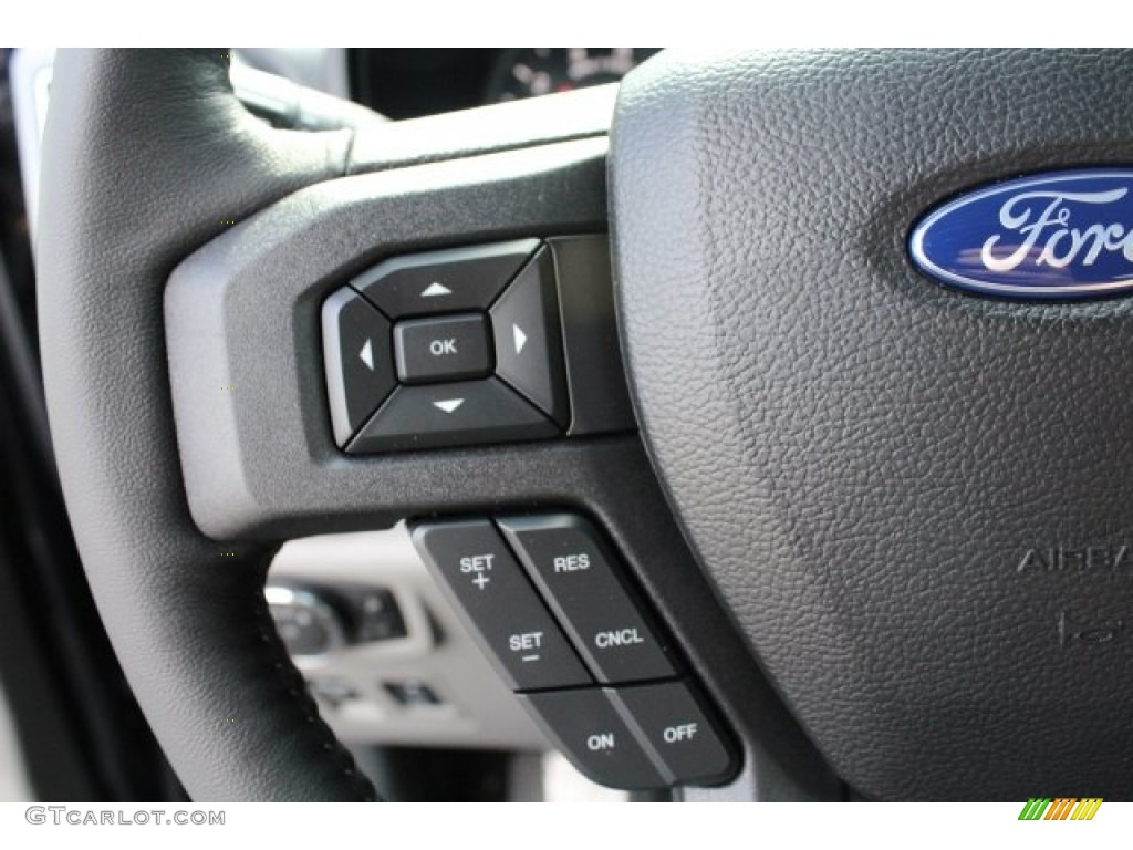 2018 F150 XLT SuperCrew 4x4 - Shadow Black / Earth Gray photo #17