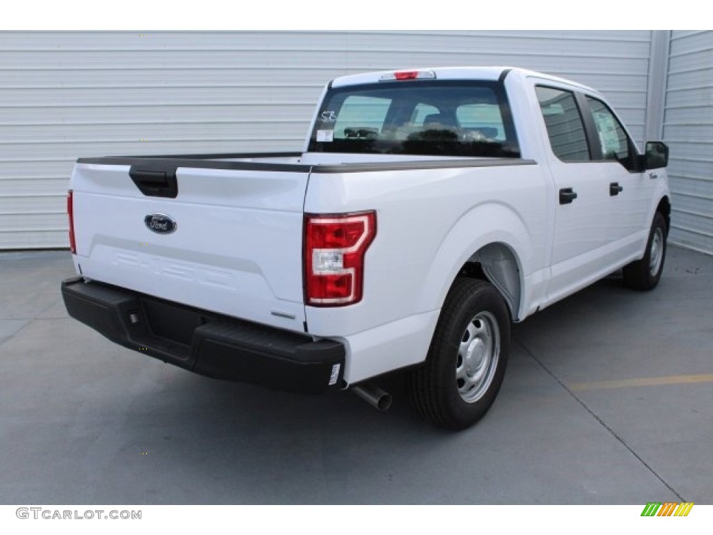 2018 F150 XL SuperCrew - Oxford White / Earth Gray photo #9