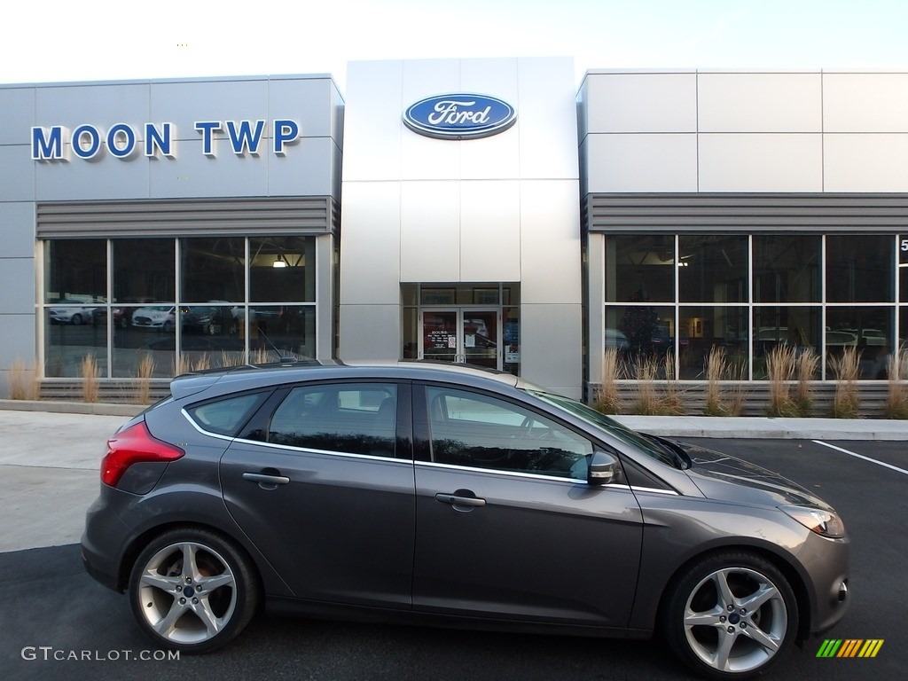 2013 Focus Titanium Hatchback - Sterling Gray / Charcoal Black photo #1