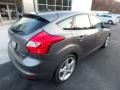 2013 Sterling Gray Ford Focus Titanium Hatchback  photo #2