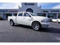 2017 Pearl White Ram 1500 Laramie Crew Cab 4x4  photo #1