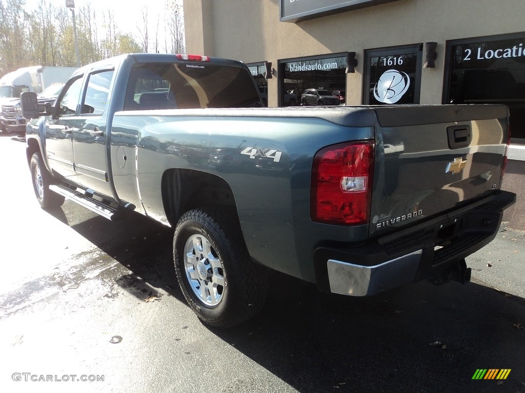 2013 Silverado 2500HD LT Crew Cab 4x4 - Blue Granite Metallic / Ebony photo #3