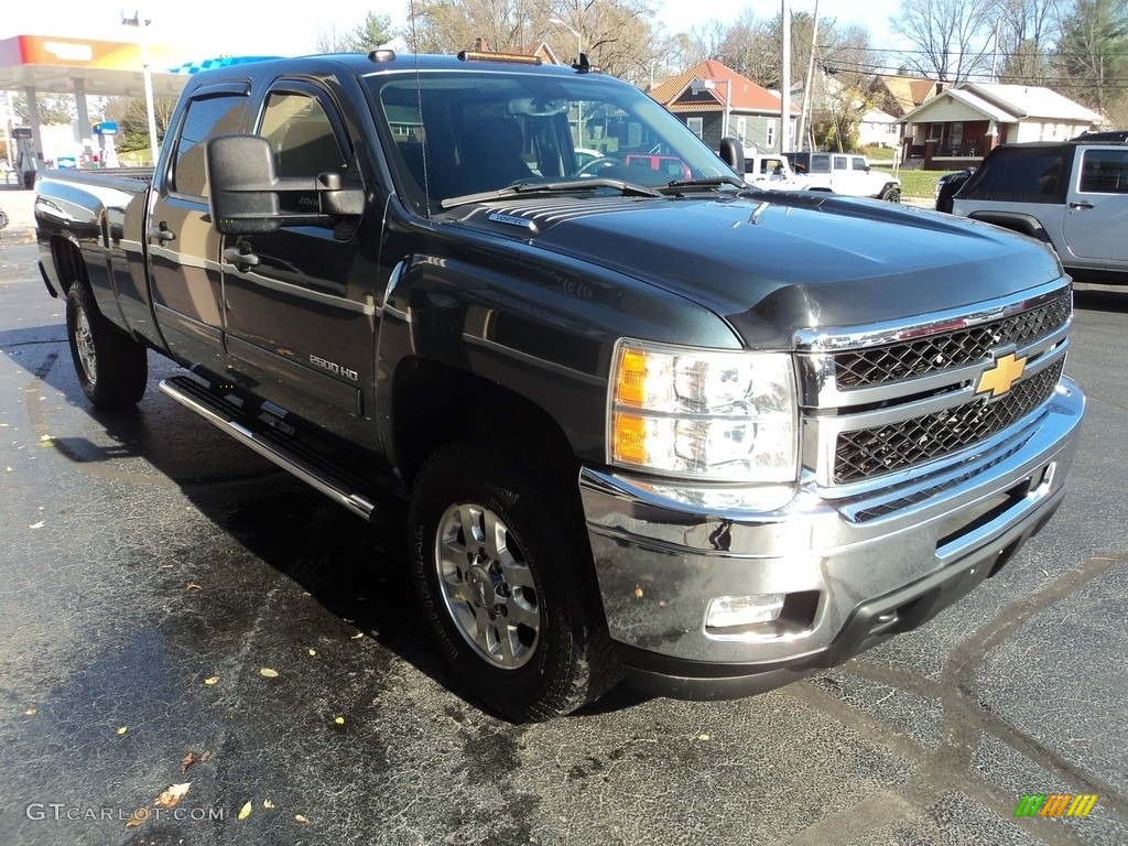 2013 Silverado 2500HD LT Crew Cab 4x4 - Blue Granite Metallic / Ebony photo #5