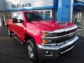 2017 Red Hot Chevrolet Silverado 3500HD LTZ Crew Cab 4x4  photo #4