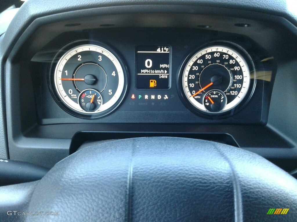 2018 Ram 2500 Tradesman Crew Cab 4x4 Gauges Photo #124000027