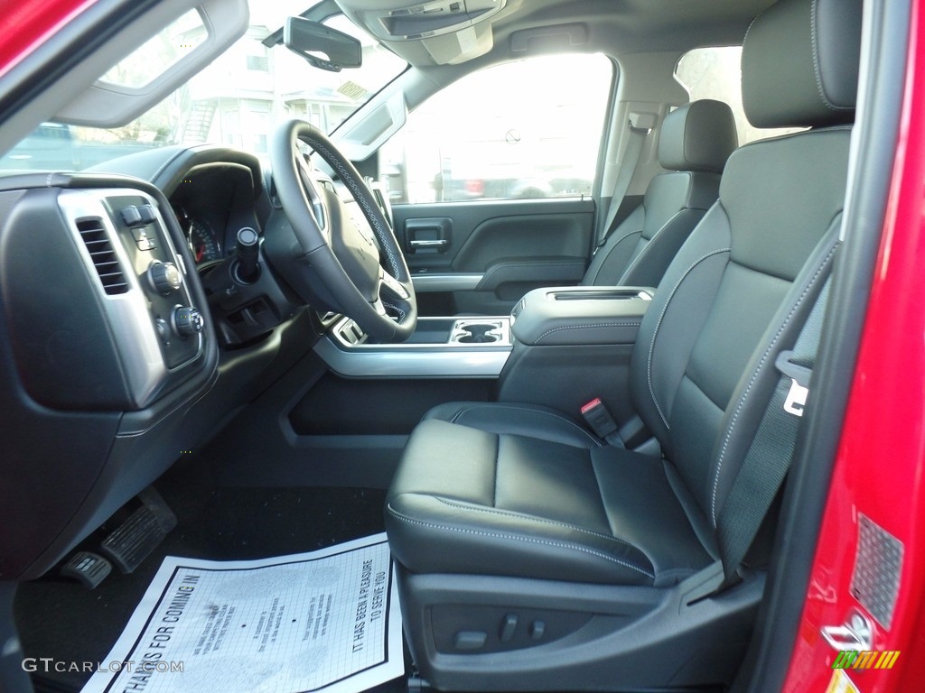 Jet Black Interior 2017 Chevrolet Silverado 3500HD LTZ Crew Cab 4x4 Photo #124000303