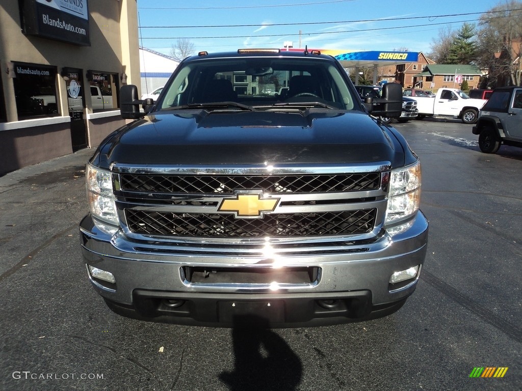 2013 Silverado 2500HD LT Crew Cab 4x4 - Blue Granite Metallic / Ebony photo #25