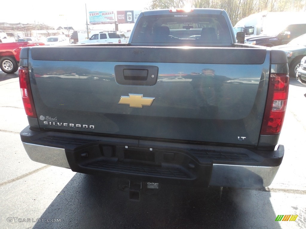 2013 Silverado 2500HD LT Crew Cab 4x4 - Blue Granite Metallic / Ebony photo #30