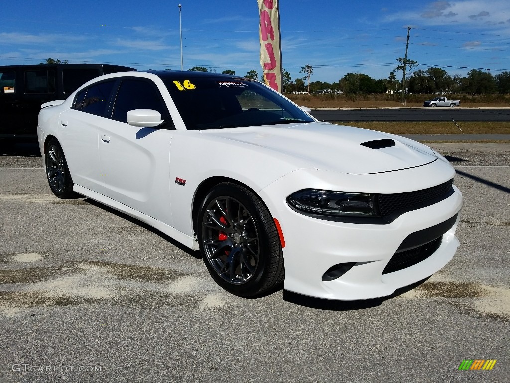2016 Charger SRT 392 - Bright White / Black/Sepia photo #4