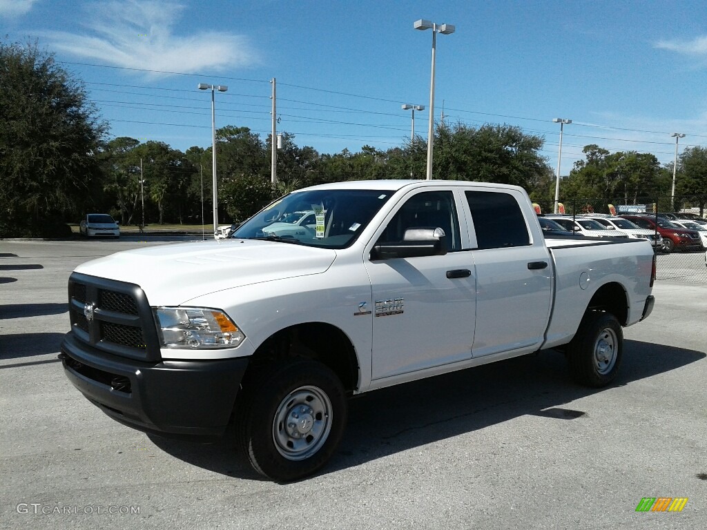 2018 2500 Tradesman Crew Cab 4x4 - Bright White / Black/Diesel Gray photo #1