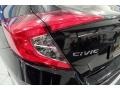 2017 Crystal Black Pearl Honda Civic LX Sedan  photo #9
