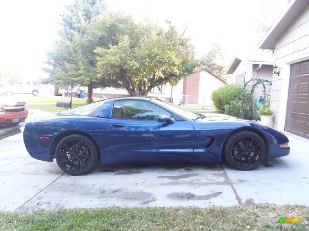 2004 Corvette Coupe - LeMans Blue Metallic / Light Gray photo #1