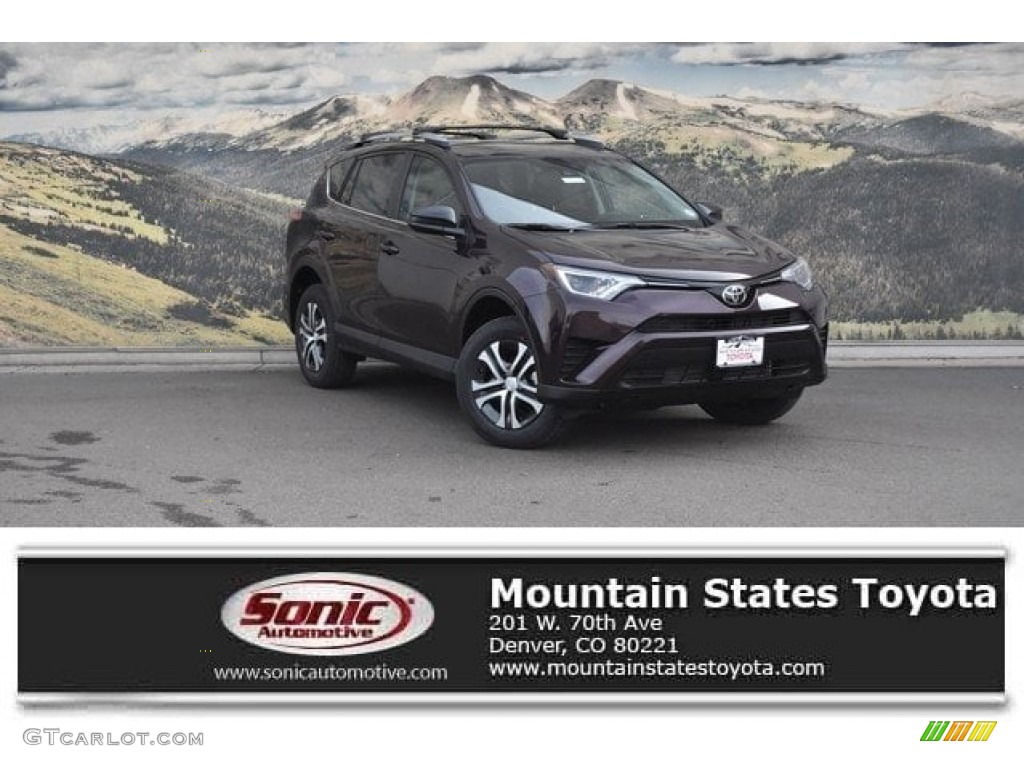 2018 RAV4 LE AWD - Black / Black photo #1