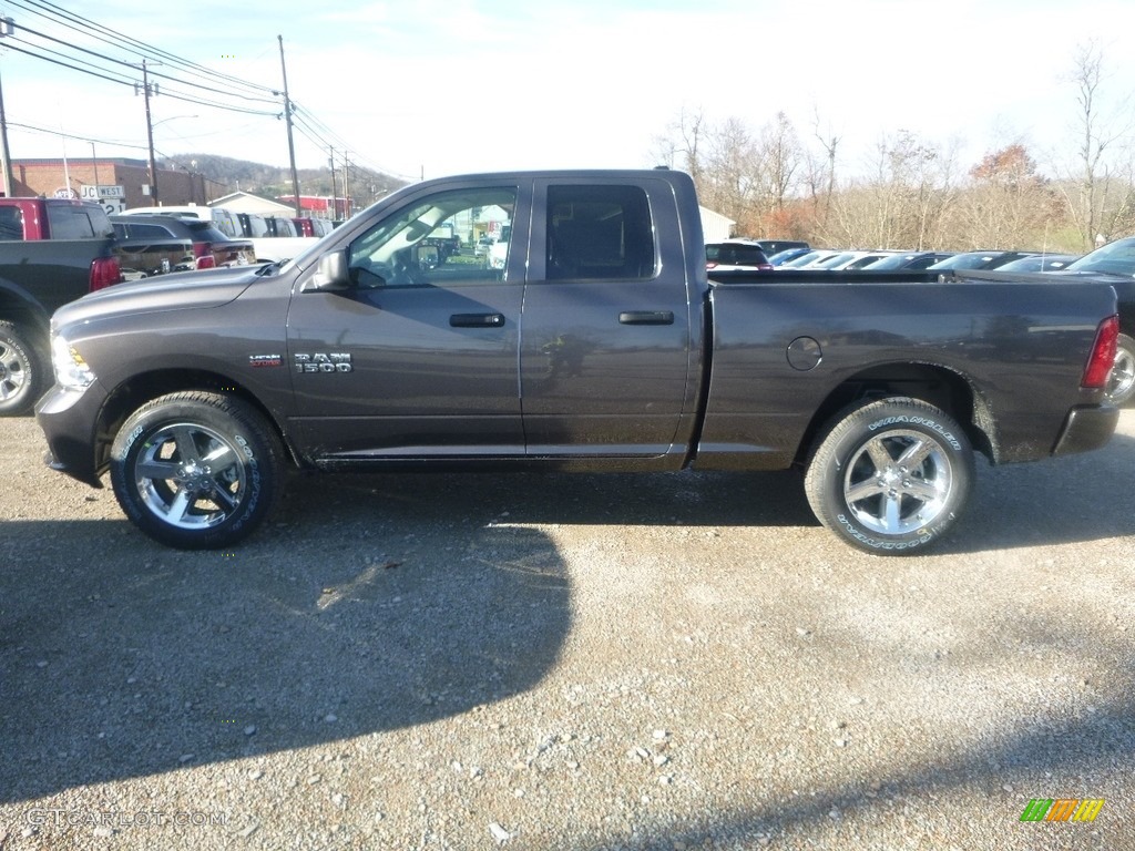 2018 1500 Express Quad Cab 4x4 - Granite Crystal Metallic / Black/Diesel Gray photo #2