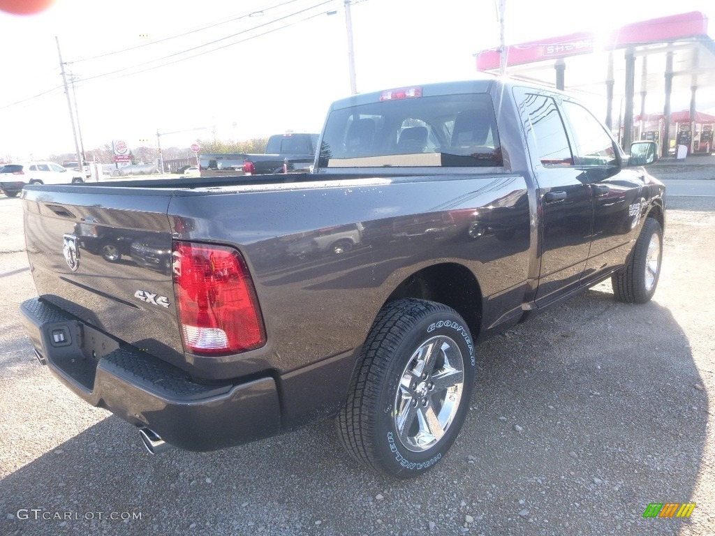 2018 1500 Express Quad Cab 4x4 - Granite Crystal Metallic / Black/Diesel Gray photo #5