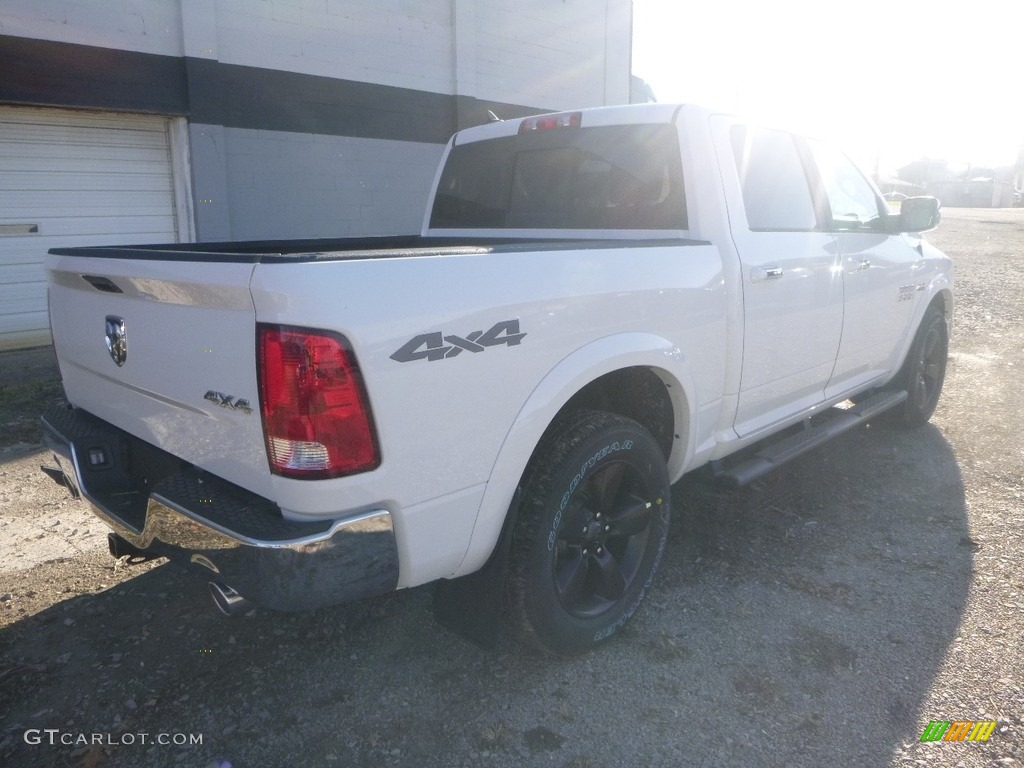2018 1500 Big Horn Crew Cab 4x4 - Bright White / Black/Diesel Gray photo #5