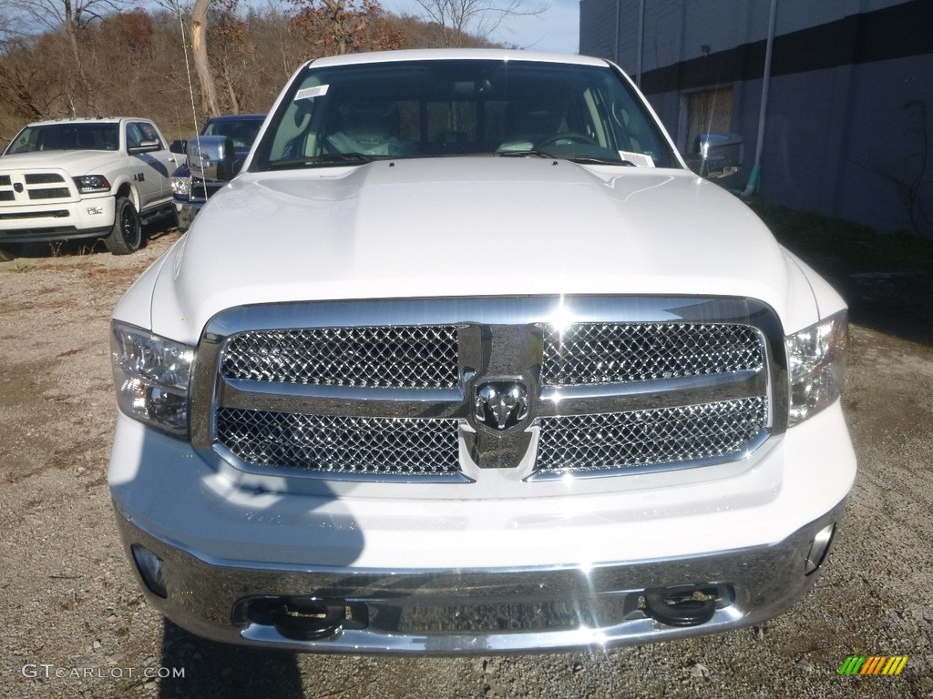 2018 1500 Big Horn Crew Cab 4x4 - Bright White / Black/Diesel Gray photo #8