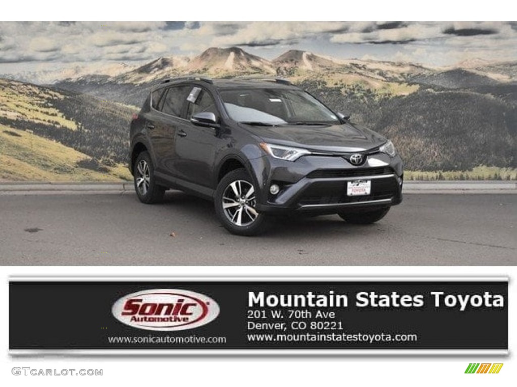 2018 RAV4 XLE AWD - Magnetic Gray Metallic / Black photo #1