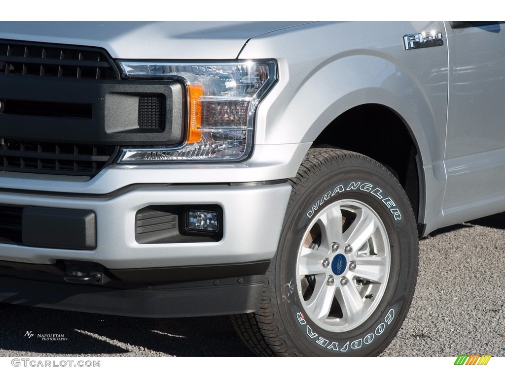 2018 F150 XL SuperCab 4x4 - Ingot Silver / Earth Gray photo #2