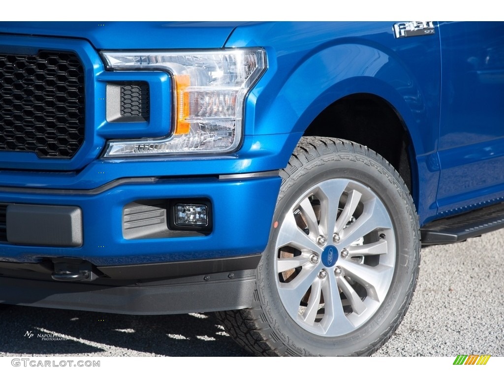 2018 F150 STX SuperCrew 4x4 - Lightning Blue / Black photo #2