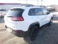 2018 Bright White Jeep Cherokee Trailhawk 4x4  photo #5