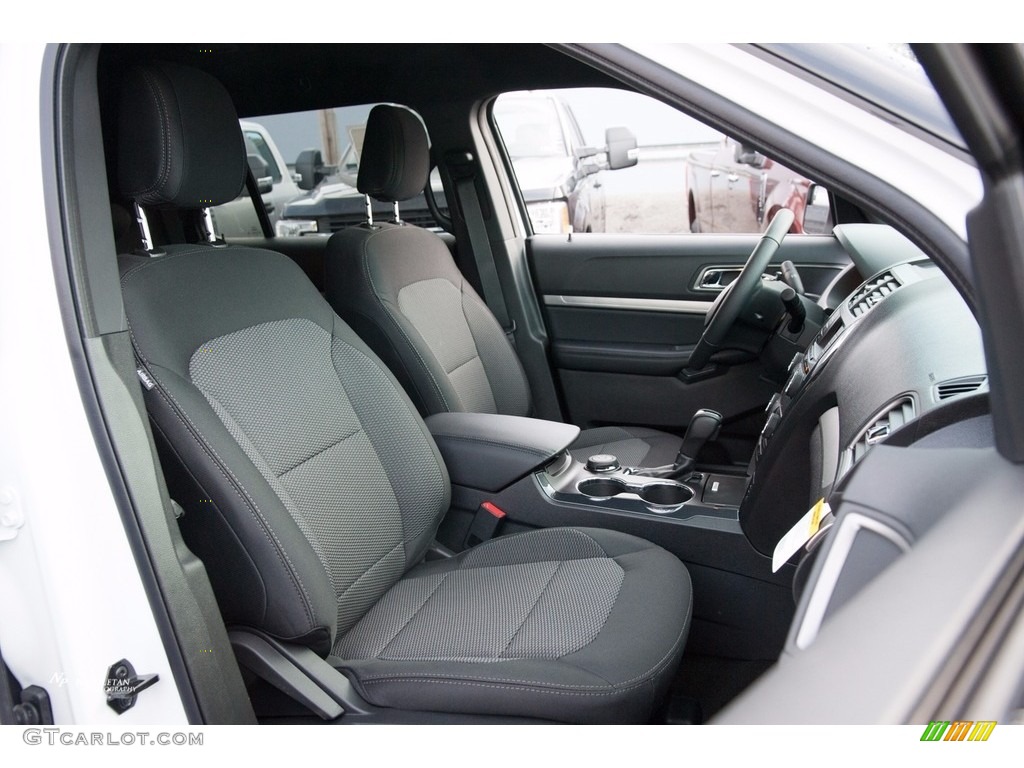 2018 Explorer XLT 4WD - Oxford White / Ebony Black photo #8