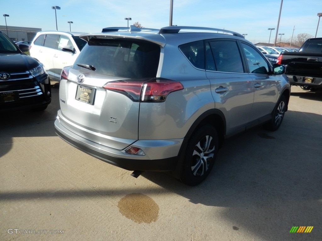 2018 RAV4 LE AWD - Silver Sky Metallic / Black photo #2