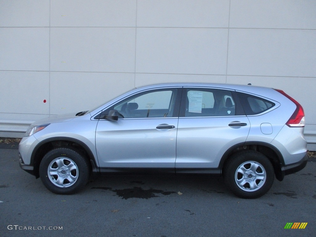 2014 CR-V LX AWD - Alabaster Silver Metallic / Gray photo #2