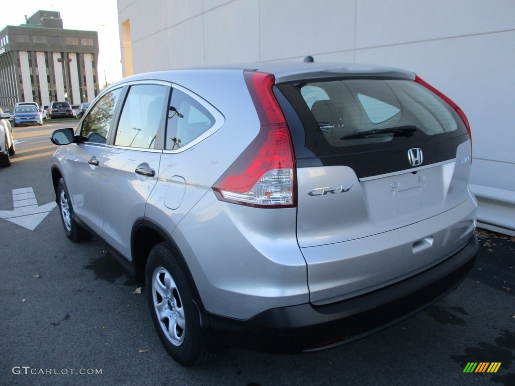 2014 CR-V LX AWD - Alabaster Silver Metallic / Gray photo #3