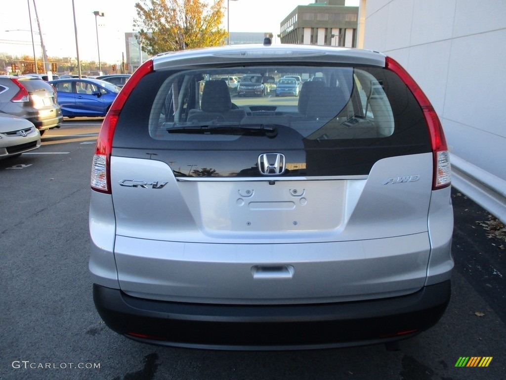 2014 CR-V LX AWD - Alabaster Silver Metallic / Gray photo #4