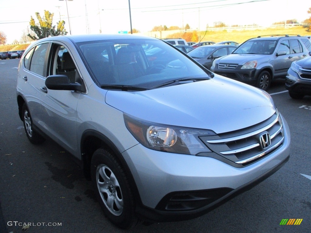 2014 CR-V LX AWD - Alabaster Silver Metallic / Gray photo #7